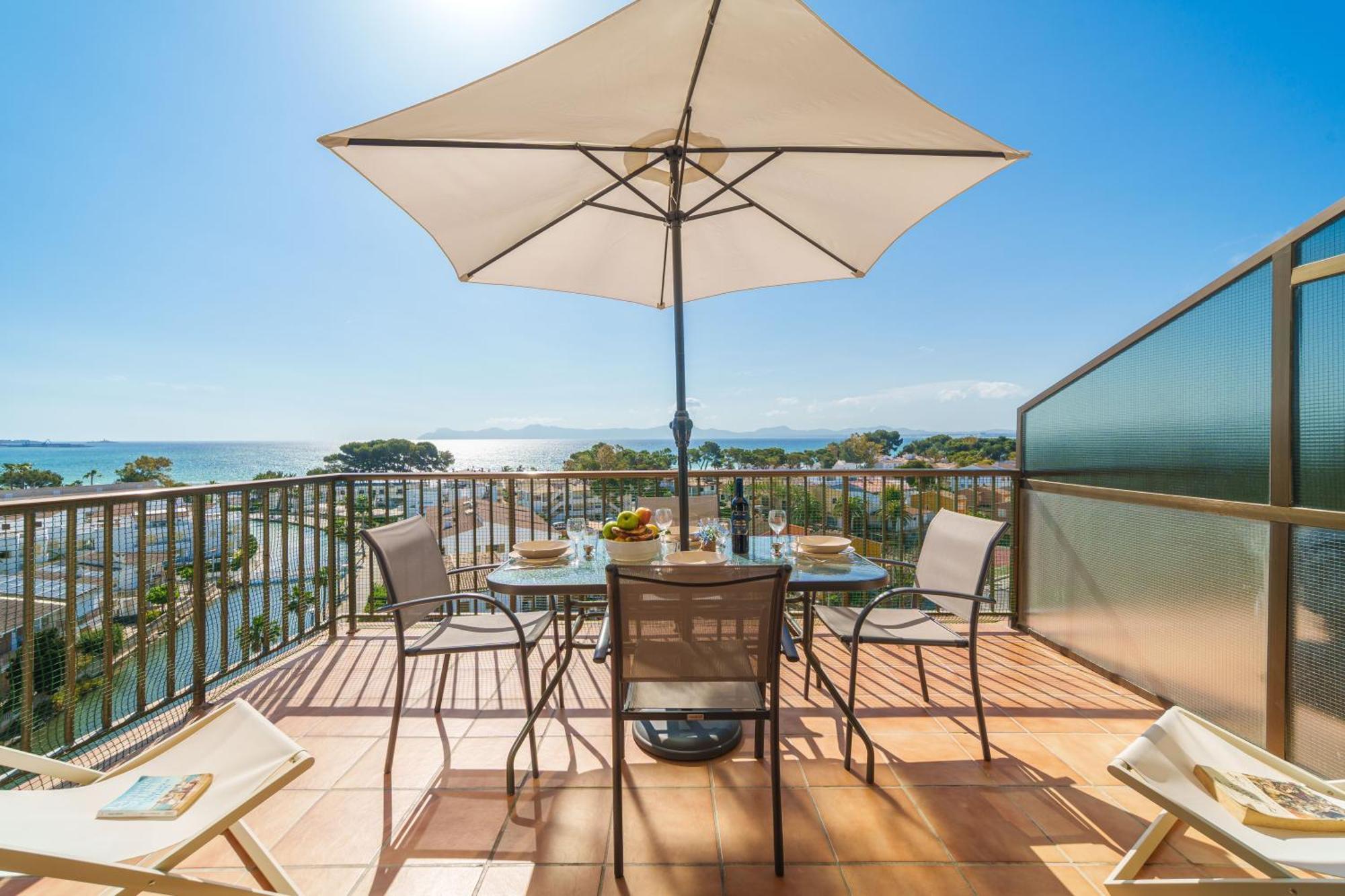 Apartament The Shell Ll New At The Beach, With Sea Views And Swimming Pool